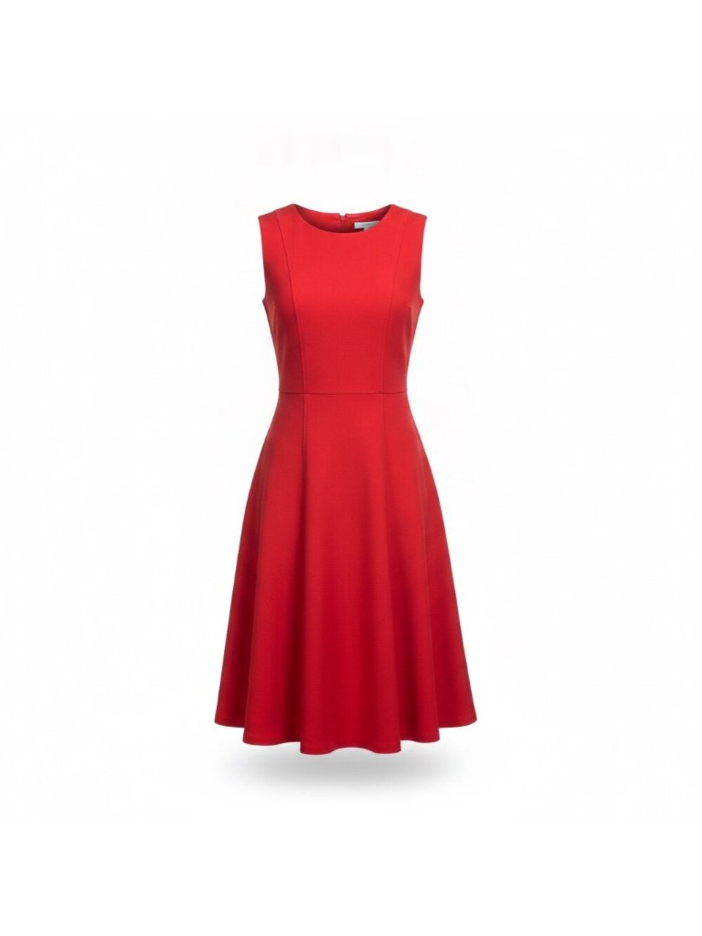 Tommy Hilfiger Womens Red Sleeveless Fit & Flare Dress Size 12